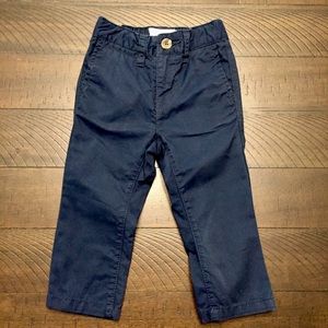 Navy Twill Pants by Old Navy